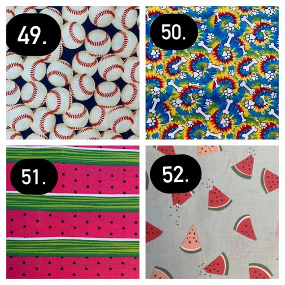 🟦Custom Handmade Reversible Dog Bandanas! - Picture 14 of 14